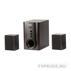 Колонки SVEN 2.1 SPS-821 черные темное дерево