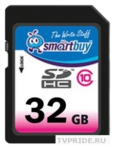 Карта памяти SD 32GB SMART BUY class 10