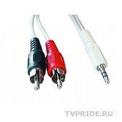 Кабель аудио джек3.5 / 2xRCA, 1.2-1.5м