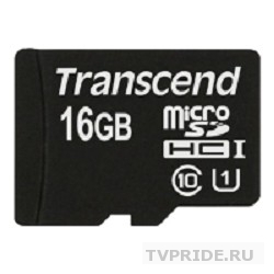 Карта памяти MicroSD 16Gb Transcend Class 10 UHS-I