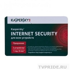 Kaspersky Internet Security Multi-Device 2-Device 1 year Продление card