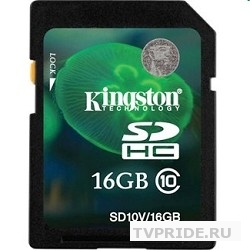 SecureDigital 16Gb Kingston SD10V/16GB SDHC Class 10