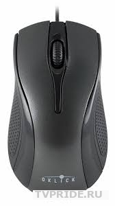 Мышь Oklick 215M черный/серый оптическая 800dpi USB 3but