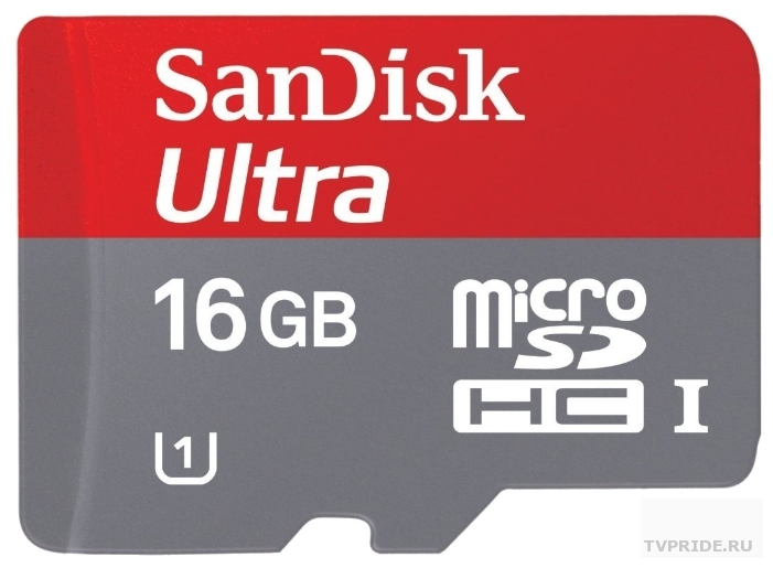 Карта памяти MicroSD 16Gb SanDisk Class 10 UHS-1
