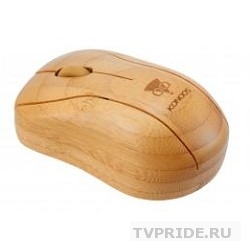 Мышь беспроводная Konoos KBM-01 натуральный бамбук 1500 CPI