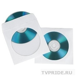 Конверт для CD/DVD бумажные с окошком