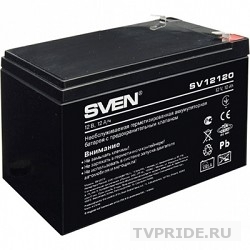 Батарея аккумуляторная 12V 12Ач Sven SV12120