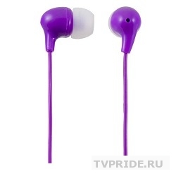 Наушники Perfeo канальные c микрофоном COMMAS фиолетовые