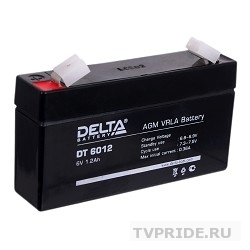 Батарея аккумуляторная 6V 1.2Ah Delta DT 6012