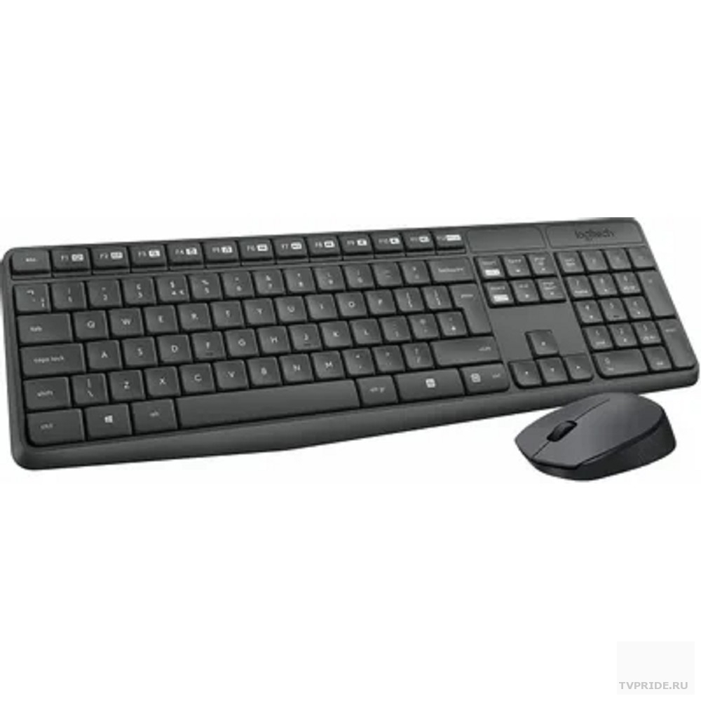 Комплект беспроводной Logitech Wireless MK235 GREY USB