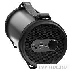 Колонка портативная Ginzzu GM-887B, BT 12w/3Ah/USB/TF/AUX/FM/subwoofer