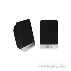 Колонки Perfeo "MONITOR" 2.0, 2х3 Вт RMS, чёрн, USB