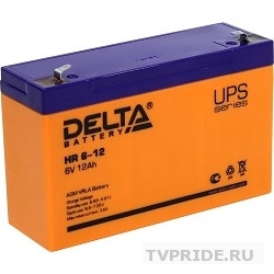 Батарея аккумуляторная 6V 12Ah Delta HR 6-12