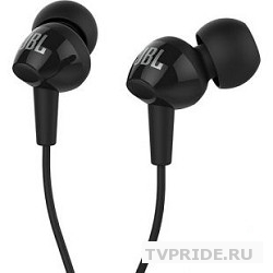 Наушники JBL вкладыши, проводные Mini jack 3.5 mm, черный