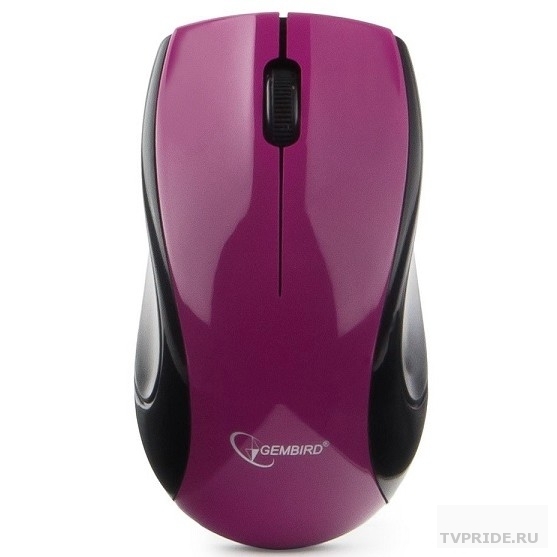 Мышь беспроводная Gembird MUSW-320-P фиолетовый