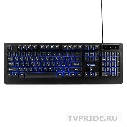 Клавиатура Гарнизон GK-310G игровая металл, подсветки, USB, черный