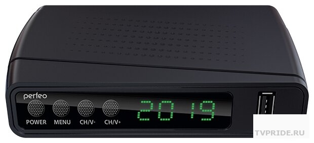 Эфирный ресивер Perfeo STREAM-2 DVB-T2, HDMI, RCA, 2xUSB