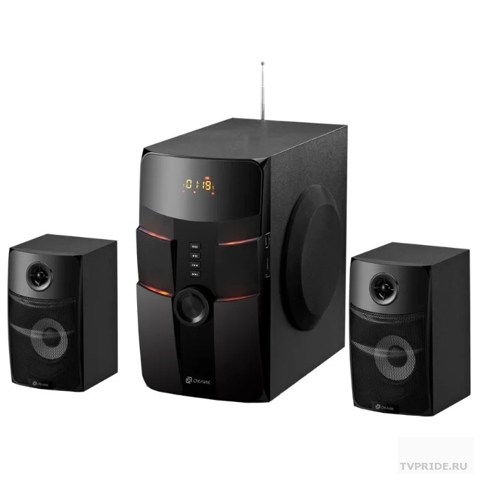 Колонки Oklick OK-440 2.1 черный 40Вт