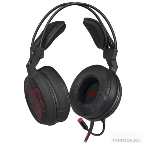 Наушники Defender Delirium черныйкрасный, провод 2 м