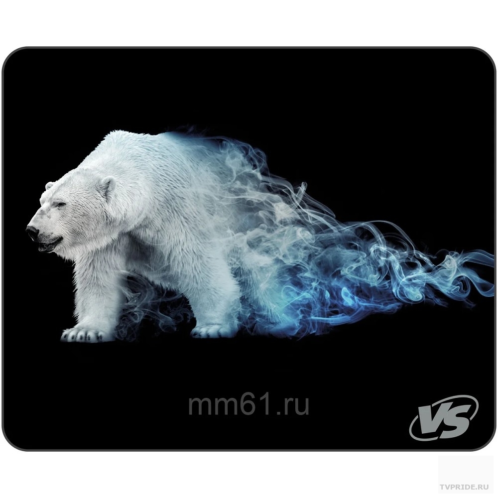Коврик для компьютерной мыши "Flames", "Белый медведь", 2403203 мм, тканьрезиновое основание