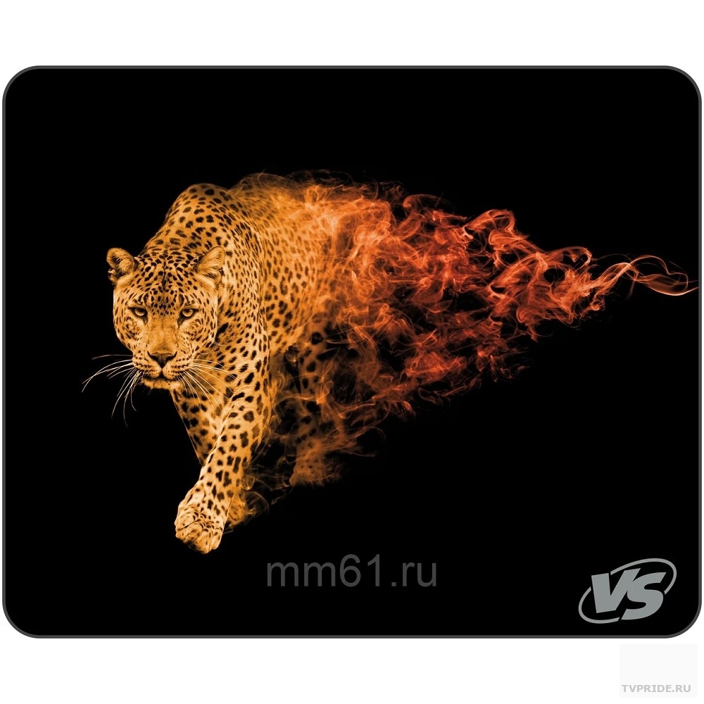 Коврик для компьютерной мыши "Flames", "Леопард", 2403203 мм, тканьрезиновое основание VSA