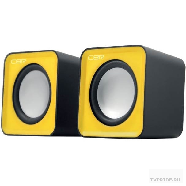 Колонки CBR CMS 90 Yellow USB, 2х3 Вт 6 Вт RMS