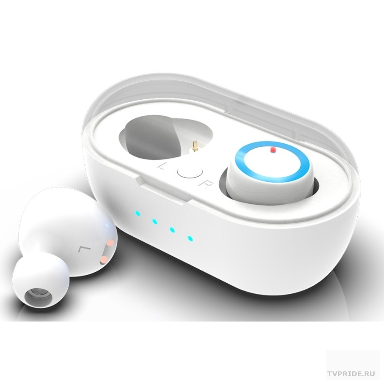 Наушники беспроводные AIR RITMIX RH-802BTH White Bluetooth кейс 300 мА