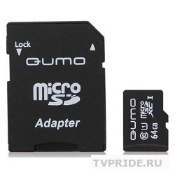 Карта памяти MicroSD 64Gb QUMO class 10