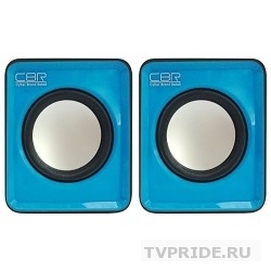 Колонки CBR CMS 90, Blue USB, 1,5втх2