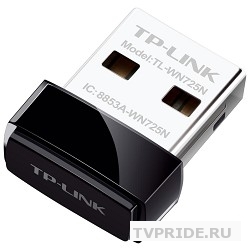 Беспроводной USB адаптер TP-Link TL-WN725N 150 Мбит/с мини c кнопкой QSSRealtec