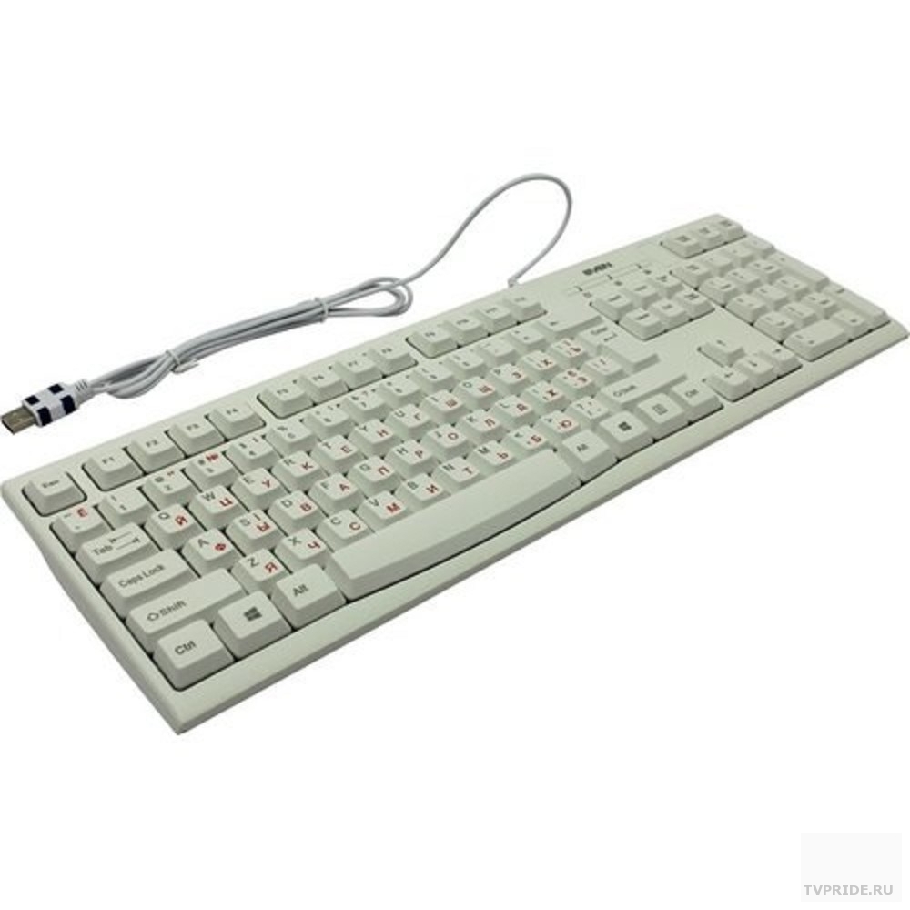 Клавиатура SVEN Standard KB-S300 White USB