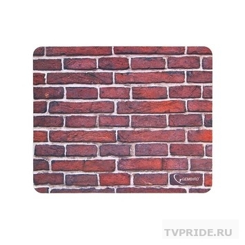 Коврик для мыши Gembird MP-BRICKS, рисунок "кирпичи", размеры 2201801мм, полиэстеррезина