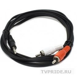 Кабель аудио джек3.5 / 2xRCA, 1.5м
