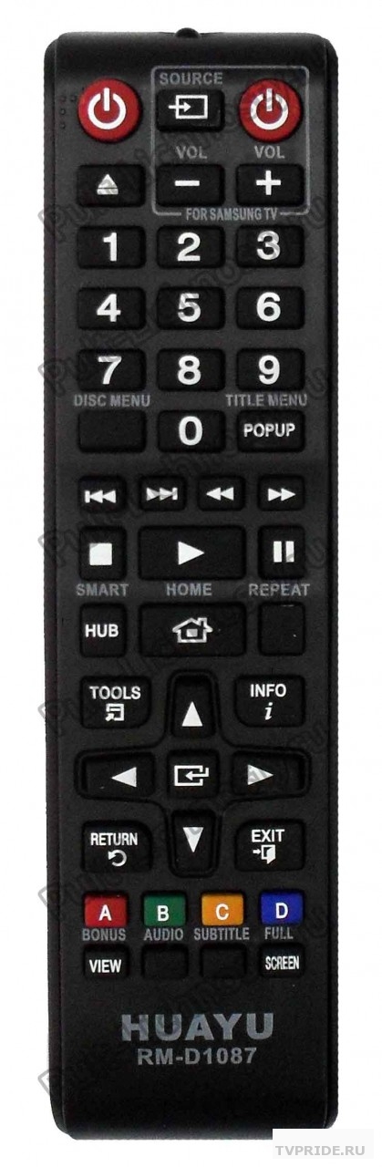 ПДУ RM - D1087 для SAMSUNG BD, HT, TV