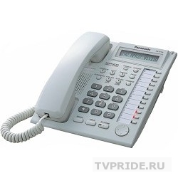 Panasonic KX-AT7730RU PP белый Системный телефон с дисплеем и спикерфоном 12 кнопок