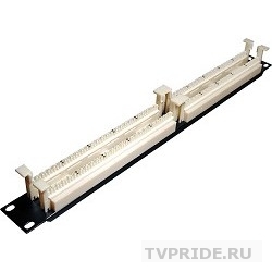 Hyperline 110C-19-100P-1U 100 парная кросс-панель 110 типа, 19" 1U без модулей