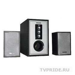 MICROLAB M520/59008 серебристо-черные 2.1, 2 колонкисабвуфер дерево, 17W RMS, 35-20000Hz 