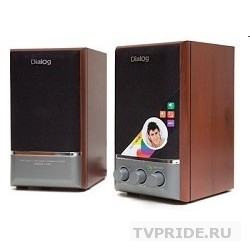 Dialog AD-04 black 2.0, 28W RMS, активные, встр. б/п
