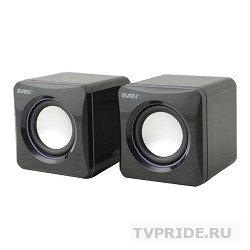 SVEN 315, черный 2.0, 2 х 2,5 W RMS, 100-20000Hz