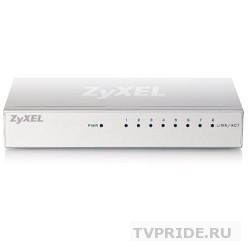 ZYXEL GS-108BV3-EU0101F/GS-108B Коммутатор v2/v3, 8 портов 1000 Мбит/с, настольный, металлический корпус