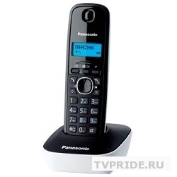 Panasonic KX-TG1611RUW белый АОН, Caller ID,12 мелодий звонка,подсветка дисплея,поиск трубки