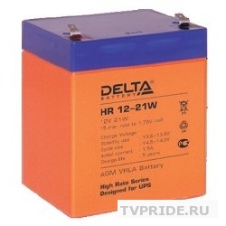 Delta HR 12-21W 5 А/ч, 12В свинцово- кислотный аккумулятор