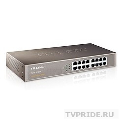 TP-Link TL-SF1016DS 16-портовый Fast Ethernet настольный/монтируемый в стойку коммутатор