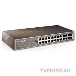 TP-Link TL-SF1024D Коммутатор с 24 портами 10/100 Мбит/с для размещения на столе или в стойке