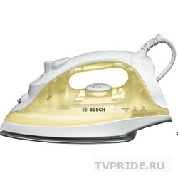 Утюг Bosch TDA2325, керамическое покрытие, 1800 Вт, желтый/белый