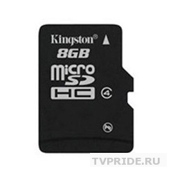 Micro SecureDigital 8Gb Kingston SDC4/8GBSP MicroSDHC Class 4