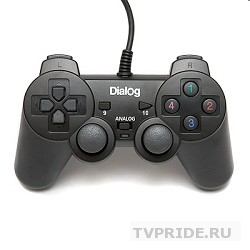 Dialog Action GP-A11, черный Геймпад, вибрация, 12 кнопок, USB