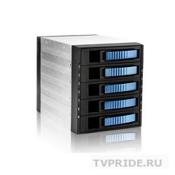 Procase A3-305-SATA3-BL синий, Hot-swap корзина 5 SATA3/SAS, 6Gb, 3x5.25 