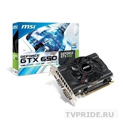 MSI N650-1GD5/OCV1 RTL 1024Mb, GDDR5, 128 bit, DVI, D-Sub, HDMI, PCI-E