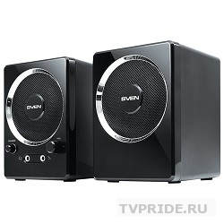SVEN 247, черный  пластиковые, 2x 2Вт, USB, черные